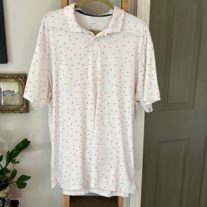 Men’s Nike Dri-Fit Golf Polo | Size XL | Printed Floral Golf Shirt